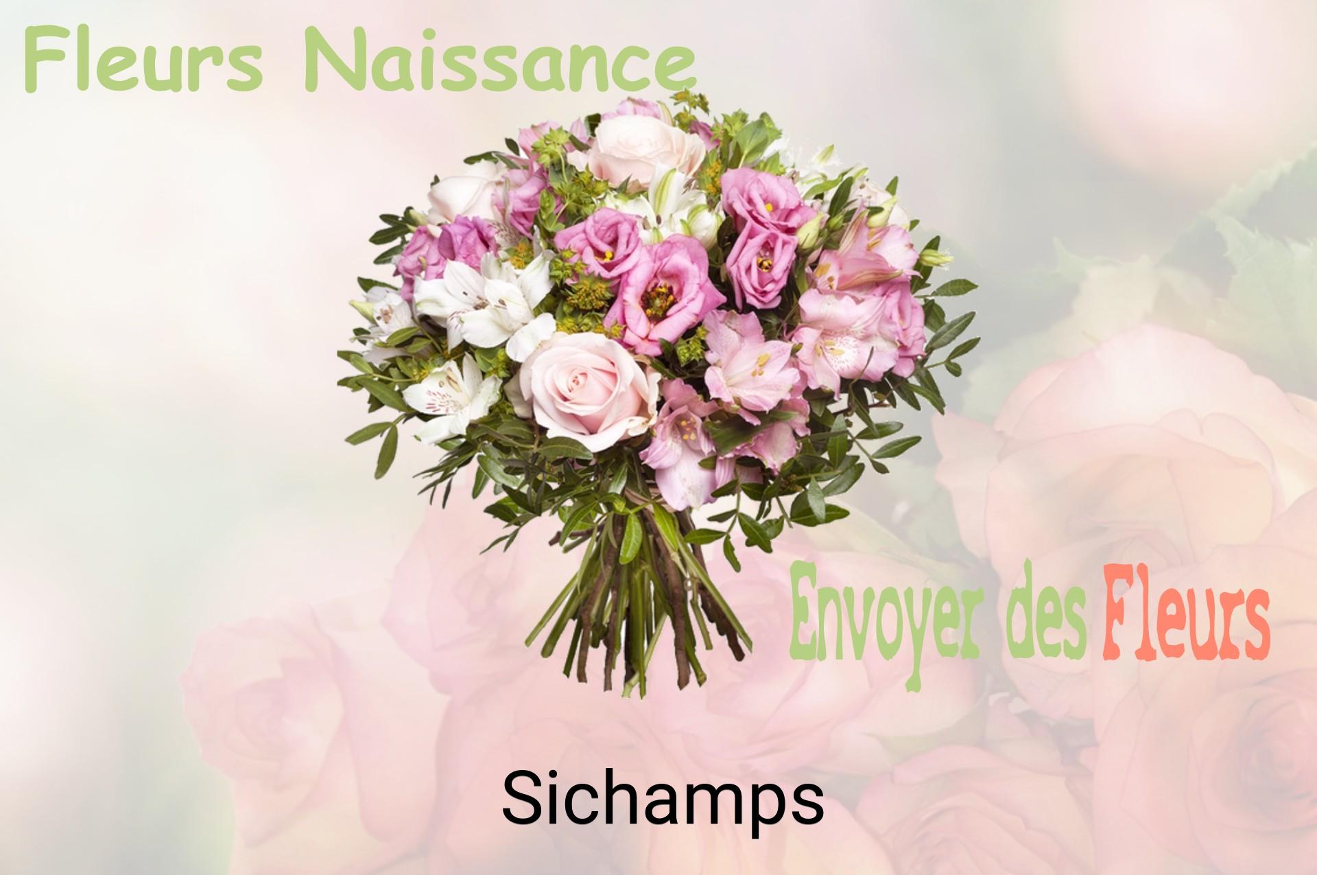 Bouquet de fleurs de naissance livré à Sichamps
